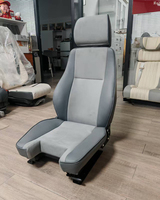 Asiento de Simulador de Vuelo de Carreras con Recorte para Palanca de Mando o Control Colectivo de Helicóptero, Diseño Deportivo Cómodo de Cuero