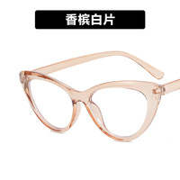 Gafas de Sol Estilo Ojo de Gato Vintage para Mujer, Monturas Ópticas de Policarbonato con Diamantes Anti-Luz Azul, Lentes Transparentes de Acetato para Uso Diario