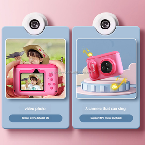 Offre Spéciale enfants caméra cadeaux d'anniversaire pour garçons filles dessins animés Kis caméra vidéo numérique Photo autocollants appareil photo numérique - Product Image 6