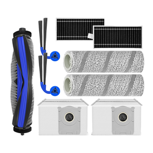 Kit de Repuestos para Robot Aspirador ECOVACS <span class=keywords><strong>Debot</strong></span> X11 Pro Omni, Compatible con Cepillo Principal, Cepillo Lateral, Rodillo, Mopa, Filtro HEPA, Bolsa para Polvo, Eléctrico - Product Image 1