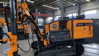 Portable DTH intégré Machine de forage de Mine à chenilles prix KT5J moteur Diesel à vendre