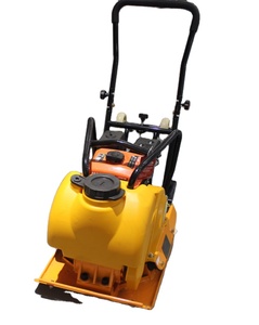 Compactadora de Placas a Gasolina Amarilla con Motor Lifan de 6.5HP para Uso en Construcción - Product Image 1