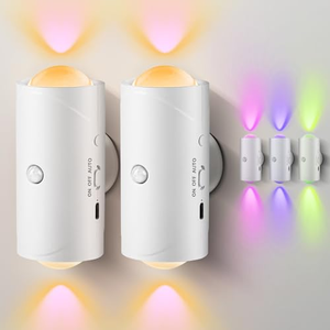 Lampe d'ambiance rechargeable magnétique pour armoire, veilleuse intelligente à détection de présence humaine - Product Image 1