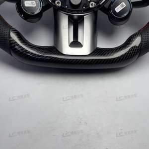 Volant de course en cuir et fibre de carbone pour Mercedes-Benz W205/W222/W223/W213/W177/W463 pour <span class=keywords><strong>GT</strong></span> GLS63 GLE63 SL63 G63 <span class=keywords><strong>C63</strong></span> E63 - Product Image 3