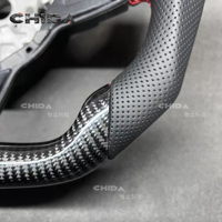 Cadre de volant en fibre de carbone adapté pour Volkswagen 6 7 R Series Passat B8 Mk7 Mk8 Arteon CC Jetta GTI Golf