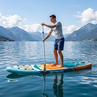 Planche de SUP gonflable 11'6 - PVC Drop Stitch avec pompe, pagaie et sac à dos - Logo personnalisé OEM