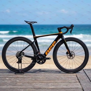 Vélo de route aérodynamique BeeBIKE SLR01 entièrement en carbone avec groupe Shimano 105 R7120 2x12 vitesses, guidon en carbone léger de 7,8 kg - Product Image 2