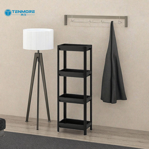 Étagère de rangement en plastique PP à 4 niveaux multi-usages pour salle de bain, salon, <span class=keywords><strong>cuisine</strong></span> et bureau - Product Image 5