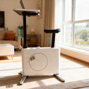 Escritorio Ergonómico Moderno de Acero, Ahorrador de Espacio, con Altura Ajustable, Estilo Bicicleta, Ecológico, para Oficina Comercial, Fácil de Usar - Product Image 1