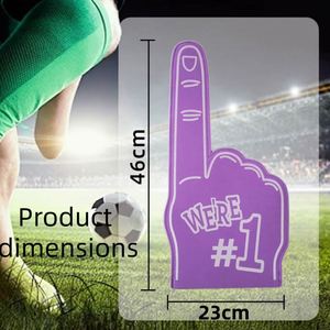 Ensemble de mains géantes en mousse avec logo personnalisé pour affichage de chiffres, accessoires de soutien d'équipe et d'animation de foule pour événements sportifs - Product Image 3