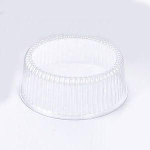 Boîte alimentaire ronde transparente <span class=keywords><strong>Lesui</strong></span> de 12 pouces, boîtes en PET recyclables, emballage pour gâteaux, boîte à gâteaux en plastique transparent jetable avec couvercle - Product Image 5