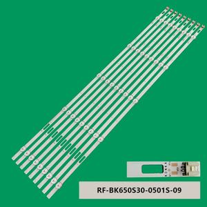 ไฟแบ็คไลท์ทีวี LED รุ่น HX-NO.2144 LED65K510 RF-BK650S30-0501S-09 ใช้สำหรับทีวี B65U ขนาด 65 นิ้ว ชุดแถบไฟ LED 9 ชิ้น/ชุด - Product Image 1