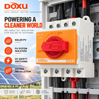 Interrupteur isolateur CC solaire photovoltaïque 32A 1000V, disjoncteur CC sur rail DIN pour système d'énergie solaire photovoltaïque