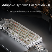 Ajazz ALUX60 Clavier mécanique de jeu filaire avec interrupteur magnétique de type C rétroéclairé RVB interchangeable à chaud pour PC portable Gamer