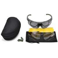 Lunettes de tir tactiques USOM, nouvelles, anti-buée, pour sports de plein air, 3 lentilles, pour hommes, lunettes de protection tactiques