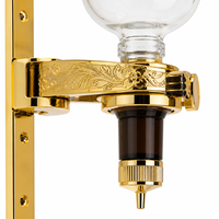 Distributeur de parfum rotatif doré à 12 têtes / Machine de remplissage d'huiles essentielles pour bar à parfums de mariage