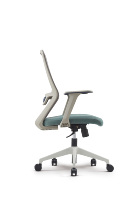 Chaise de bureau ergonomique moderne en maille, logo personnalisé OEM, hauteur réglable, mécanisme pivotant, structure en acier, multifonction pour les entreprises