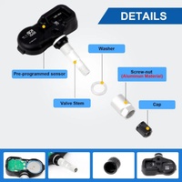 Capteur de pression des pneus Careud TPMS 315MHZ PMV-107J pour Toyota Lexus IS250 IS RX350 GS 2015-2018 5V/3V 1 an de garantie 100% testé