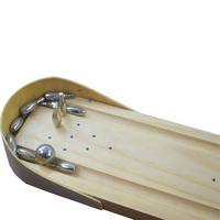 Mini jeu de bowling de table en bois d'intérieur Offre Spéciale avec plateau d'allée pour enfants et adultes