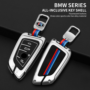 Populaire Vente Chaude À La Mode En Alliage De Zinc De Voiture <span class=keywords><strong>Clé</strong></span> Fob Cas En Métal Silicone <span class=keywords><strong>Clé</strong></span> Shell Protecteur avec <span class=keywords><strong>Porte</strong></span>-clés pour <span class=keywords><strong>BMW</strong></span> <span class=keywords><strong>Clé</strong></span> - Product Image 2