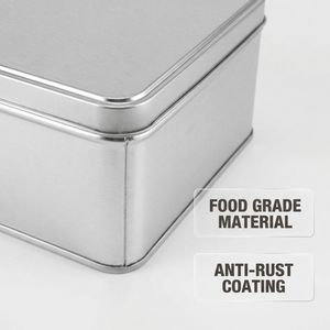 Scatola di Latta Rettangolare Mini con Coperchio Apribile e Stampa Personalizzata per Alimenti/Regali, Confezione per Caramelle in Metallo Opaco Stagnato, Nuovo Design 2025 - Product Image 6