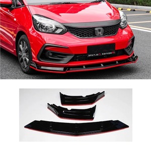 <b>Car</b> Front Bumper Lip Splitter <b>Diffuser</b> Spoiler Body Kit for Honda Fit 2021-2024 Bumper Guard RS Style Protector <b>Car</b> Accessories - Product Image 1