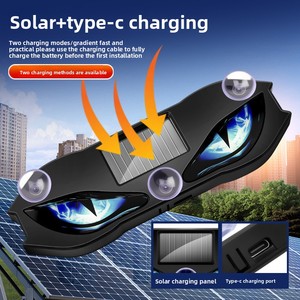 Lumière d'ambiance <span class=keywords><strong>LED</strong></span> dynamique solaire <span class=keywords><strong>pour</strong></span> <span class=keywords><strong>voiture</strong></span>, lumière d'avertissement anti-collision <span class=keywords><strong>pour</strong></span> camion, nouveau modèle transfrontalier - Product Image 2