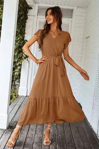 Samden Vente directe d'usine <span class=keywords><strong>Robe</strong></span> <span class=keywords><strong>de</strong></span> Noël <span class=keywords><strong>de</strong></span> mariage décontractée ajustée pour femmes et filles à prix réduit - Product Image 2