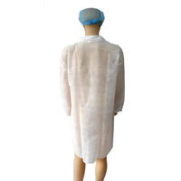 Blouse de laboratoire jetable en polypropylène non tissé avec poches, robe de visiteur en PP SMS – Prix usine