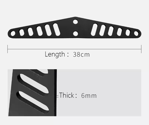 BunnyHi LMJPJ002 Accessoire de gymnastique Position multi-trous Réglable Poignée arrière à traction <span class=keywords><strong>haute</strong></span> Accessoires de poignée de traction - Product Image 3