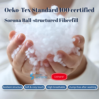 Rembourrage en fibres creuses 100 % polyester certifié OEKO-TEX, en polyfill HCS recyclé biologique Dupont Sorona PP100% pour oreiller