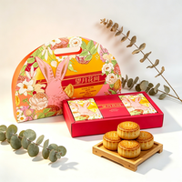 Boîte cadeau personnalisée avec logo, emballage de pâtisserie et de desserts biodégradable de qualité supérieure, boîte rigide robuste pour cadeau d'anniversaire, commande en gros