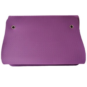 Colchoneta de yoga perforada de TPE para colgar en la pared con ojales personalizados, rectangular ensanchada de 183 cm, línea de guía Asana de 6/8/10 mm - Product Image 6
