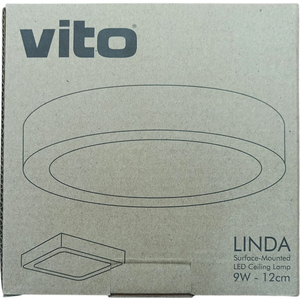 Panel LED de Pared 9W 3000K Luz Cálida 810LM Iluminación Empotrada en el Techo - Product Image 4