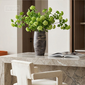 Vase décoratif <span class=keywords><strong>Merlin</strong></span> Living en céramique pour la maison, vase à fleurs, autres décorations d'intérieur, décorations d'hôtel, vente en gros de la fabrique de céramique de Chaozhou - Product Image 4