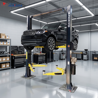 Elevador Automotivo Hidráulico de 2 Colunas Tipo Pórtico de Alta Qualidade com Braços Telescópicos Multietapas para Oficina e Garagem