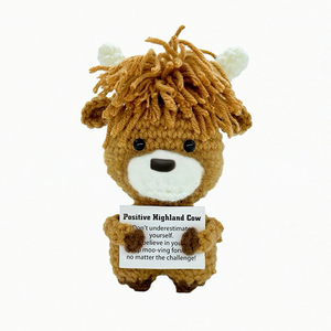 Ganchillo Transfronterizo <span class=keywords><strong>para</strong></span> Muñecos Hechos a Mano, Oso de Energía Positiva, <span class=keywords><strong>Husky</strong></span>, Pingüino, Unicornio, Tarjetas Juveniles - Product Image 3