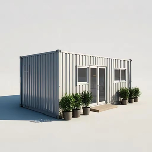 Casas modulares prefabricadas de contenedores de paquete plano de casa de lujo desmontable de 10 pies 20 pies 40 pies para Taller de sala de estar de 1 dormitorio - Product Image 5