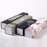 Boîte à bijoux noire personnalisée, pour colliers, bracelets, rangement, emballage, 50 pièces
