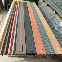 Planches de terrasse en WPC co-extrudées à grain de bois, imperméables, pour usage hôtelier et terrasses extérieures, avec gaufrage profond