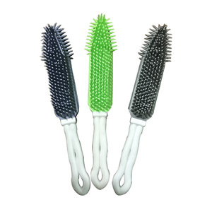 Pet Silicone Brush 27x5cm <b>Massage</b> Dog <b>Cat</b> Bathing Grooming Tool - Product Image 2