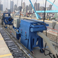 Machine de sablage automatique MB-800 pour ponts et tunnels, pour sols en béton routier, ligne de préparation de surface haute capacité 400 m²/h Sa 2.5
