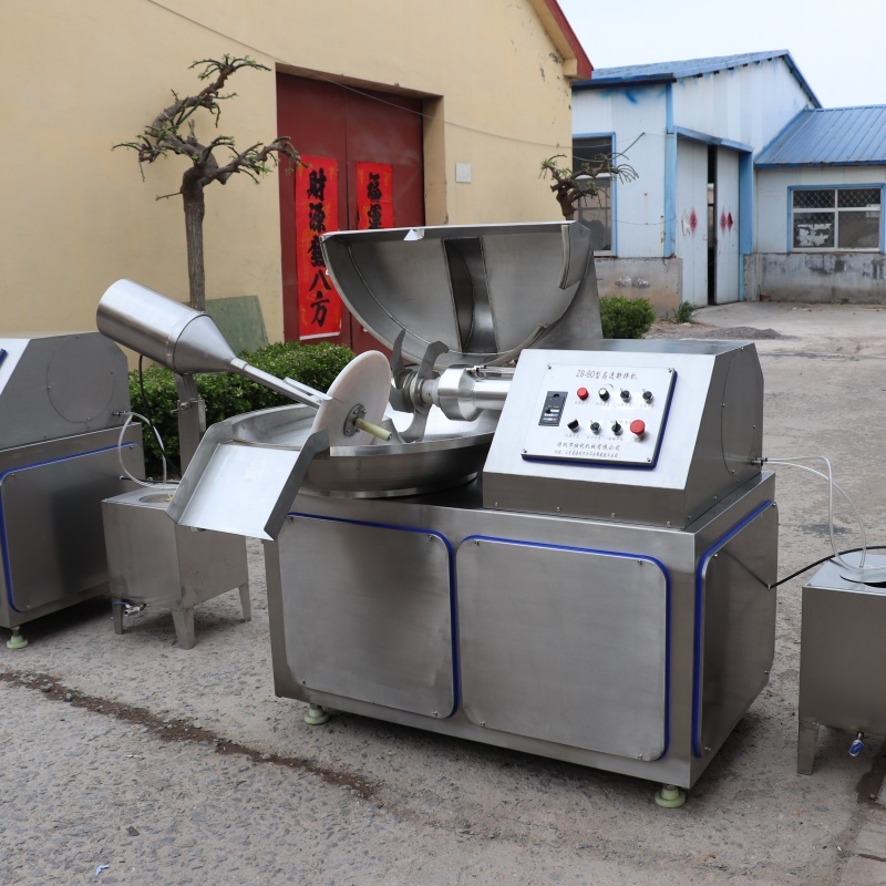 High Efficiency Commercial Stainless Steel Meat Slicer and Automatic Mincing Mixer for Food Processing