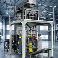 RL720 Verticale Granulaatverpakkingsmachine uitgerust met een multihead weegsysteem voor rijst, pinda's, popcorn, aardappelchips, gedroogd fruit