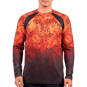 Camisa de Pesca de Manga Larga con Cuello Redondo, Transpirable y a la Moda para Hombre, de Alta Calidad OEM - Product Image 2