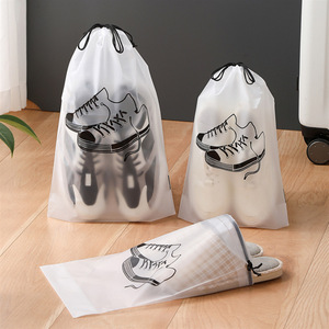 <b>Drawstring</b> Shoe Storage <b>Bag</b> Transparent <b>Waterproof</b> Dustproof Travel Multipurpose Packaging <b>Bag</b> - Product Image 1