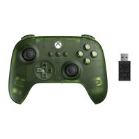 Manette de jeu filaire 8BitDo pour Xbox Series X | Manettes à effet Hall One Pro avec boutons arrière et coque transparente Jade
