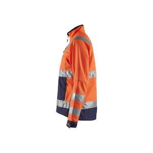 BLAKLADER - 490225175389XS Veste softshell haute visibilité pour femme Orange/Bleu marine-EAN 7330509508558 HI-VIS WORKWEAR - Product Image 5
