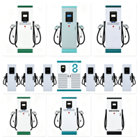 Station de recharge commerciale pour véhicules électriques, borne de recharge EV au sol Type 2, double pistolet, triphasée 7kW 11kW 22kW, pour parking public OEM ODM