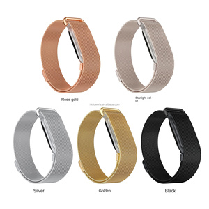 Bracelet de montre magnétique en nylon milanais respirant de luxe, qualité OEM, 22 mm, pour Fitbit - Product Image 1